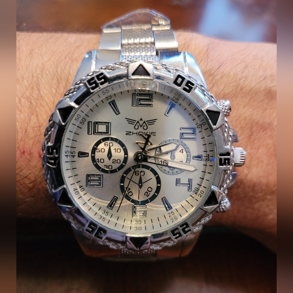 Howe Silver Chronograph Men's Watch